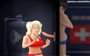 Cartoon Universal: 독일 흑형 대물 과 섹스하는 독일 창녀