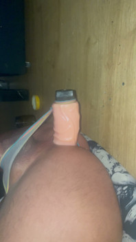 My Dildo Purrs Around in My Ass