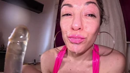 Rosa. Viel falsches sperma aus dem arsch