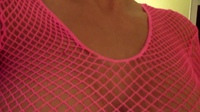 PUBA Solo: Fishnet solo with hot Milf Nikita