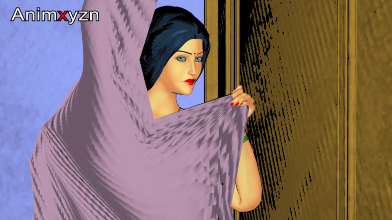 Animxyzn: Neha bhabhi quench ihren lustvollen Durst, indem sie von ihrem...