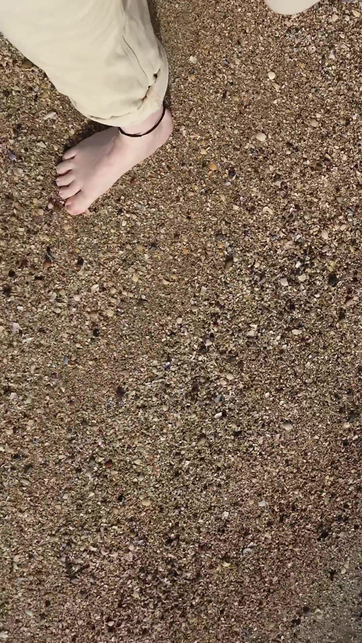 Footfetish: Short Test in the Mudflats on the Beach of Horumersiel