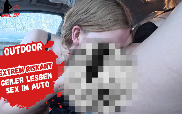 Bikergirl_97: Lesbický Sex V Autě Eskaloval! Face a Mega Veřejná Procházka!...