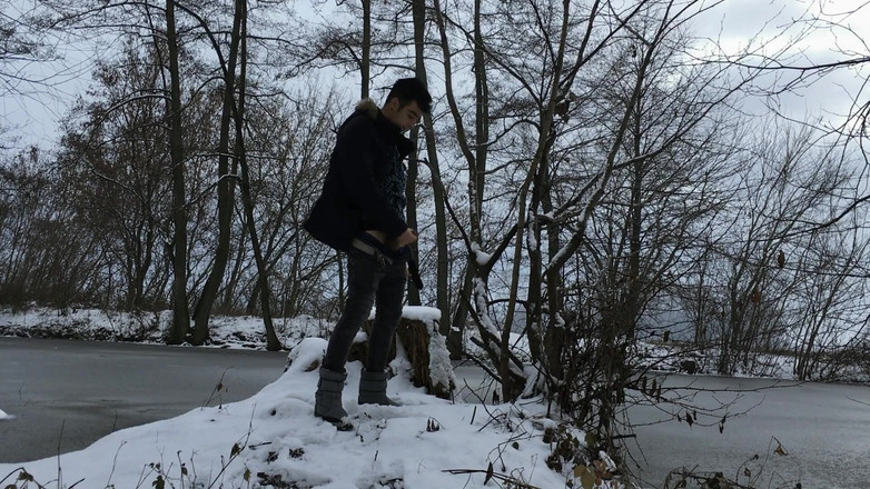 Idmir Sugary: Зимняя дрочка в Snowy Land два раза