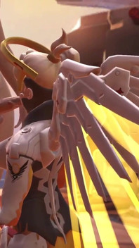 Merhametli oral seks. Overwatch parodisi