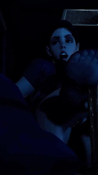 Rainy Night Rendezvous: Kylie's Nylon Surprise