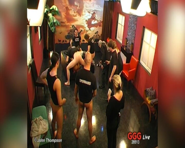 Horny girls want to fuck: Hot Ggg Bukkake Party - Sluts Get Their Faces Covered