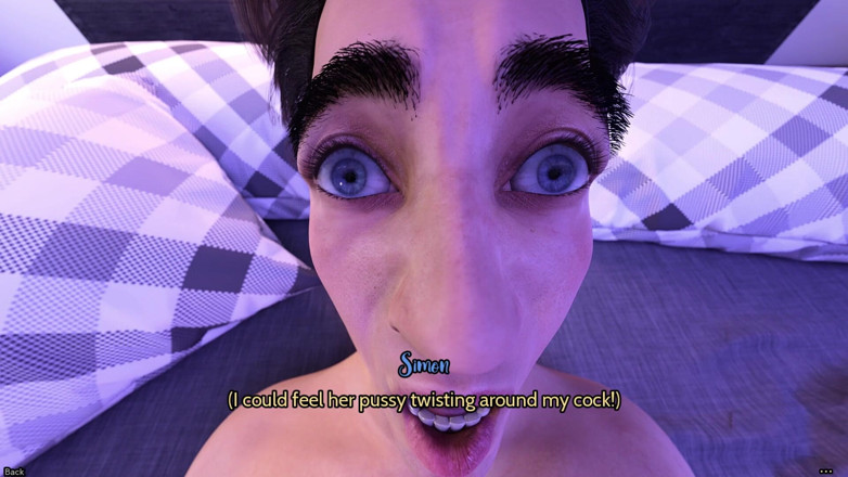 3D Cartoon Porn: Свежие женщины 14 - Simon и Chloe взаимная мастурбация, затем стоя и секс наездницы