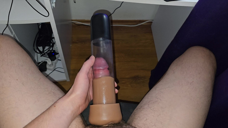 Fap_man93: Il Mio Cazzo Vs Pompa Del Vuoto - Guardandolo Diventare Più...