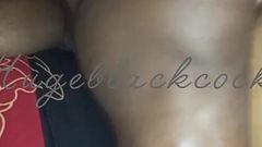 She Loves Huge Black Hardcore Digging Her Fatass Pussy on Doggy