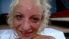 Petty by Sextermedia: Wet - Bukakke Dana Gets Pissed On