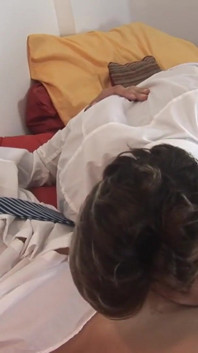 Big Dick Twink Gives His College Boy Crush a Hard Bareback Fuck