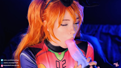 MollyRedWolf: Asuka Langley 4K! DP a velké hračky