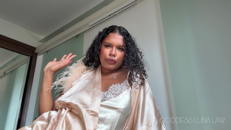 Goddess Luna Law: Satin JOI