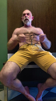 Hairy Bear Undresses