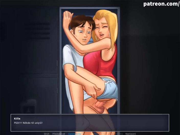 Cartoon Universal: Summertime saga part 175 - Rough fuck in college locker 18 year olds...