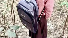 Indian Desi School Girl Fucked in the Forest Viral Mms