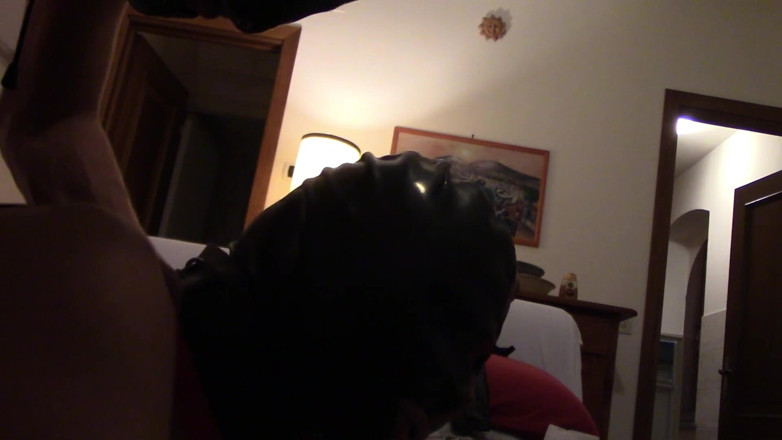 LauraOnHeels: Laura tied up and ball gagged, then mouth fucked and...
