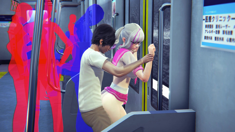Waifu club 3D: Студентку відтрахали в дупу в машині метро