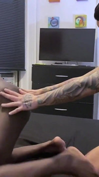 Hung Twink Fucks Tight Black Hole