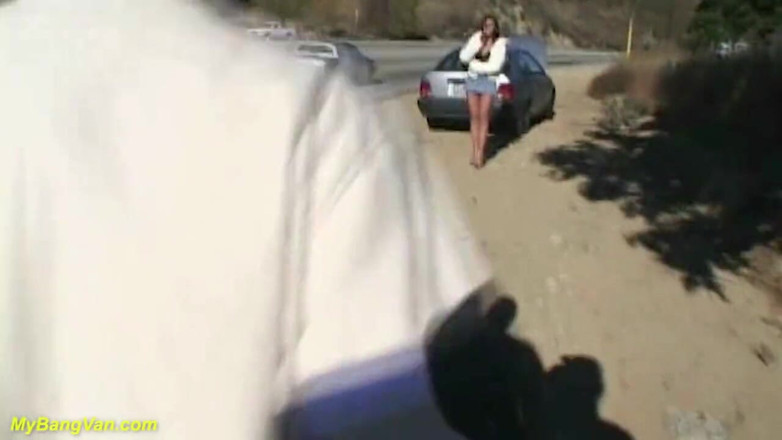 My Bang Van: Her frist bangvan DP fuck orgy