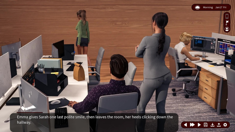 Dirty GamesXxX: Szepty pożądania: Szef pieprzy swoją sekretarkę na biurku Kończy się...
