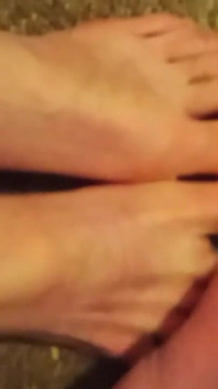 Rubbing and Playing with My Toes