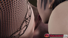 Joas22222: Sedutora demon girl com olhos vermelhos em vestido preto - jogo...