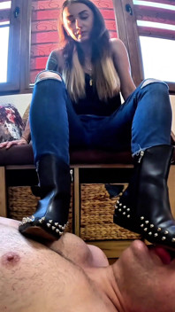Crushed Beneath My Boots - Real Humiliation for the Slave