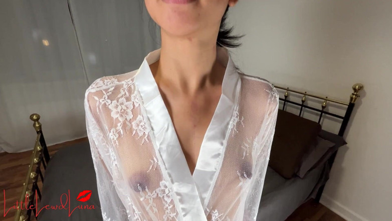 LittleLewdLuna: Кінчай в мої трусики! Маленька азіатська тінка хоче, щоб ви були поруч зі своєю крихітною пиздою