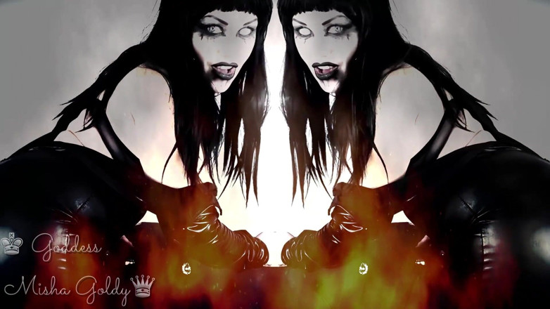 Goddess Misha Goldy: Succubus ne tumhen aesa karne diya! land hilaane ke nirdesh...