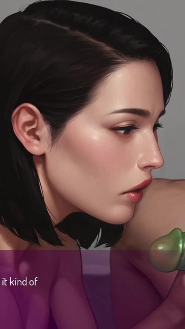 Lana Game plays: Шлюшка смоктала маленький член з презервативом, потім член отримав величезний член, і вона його трахала - mila ai від addont