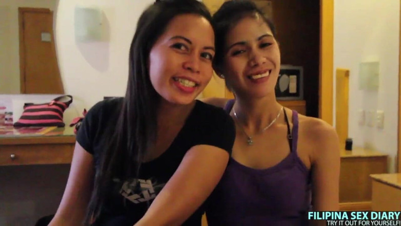 Sex Diary: Diário de sexo asiático duas amigas filipinas se revezam fodendo...