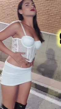 Crazy Latina Bitch Outdoor Public Naked Exhibitionism