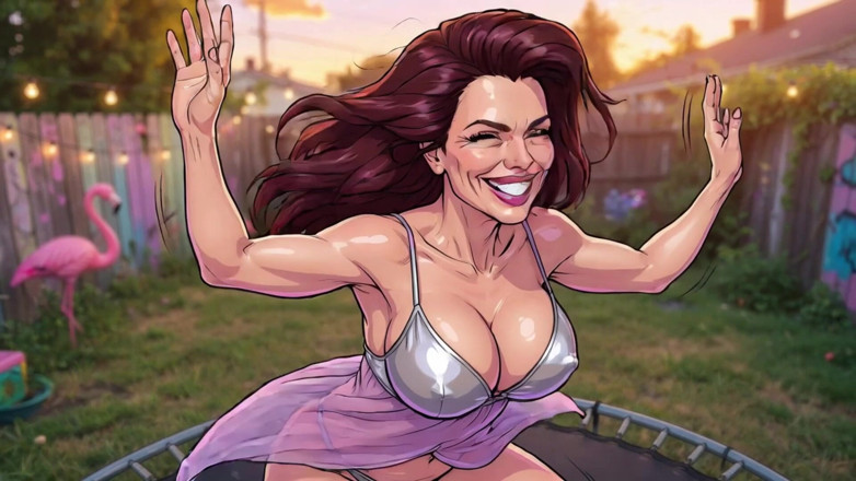 AI Porn: Sărind pe trampoline