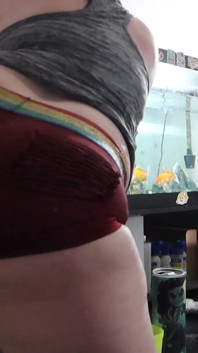 Ass Tease in Booty Shorts