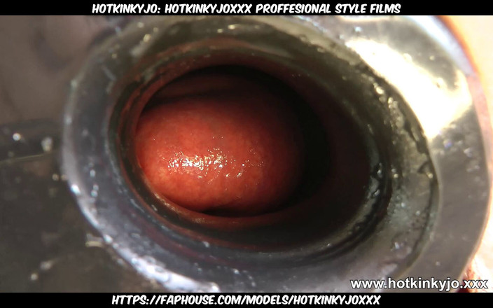 Hotkinkyjo: Hotkinkyjoxxx proffesional style films: Hotkinkyjo belly उभार, छोड़े गए कारखाने में गहरे डिल्डो चुदाई और गांड चुदाई सुरंग