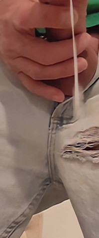 Accidental arousal leads to big cock and two big cumshots