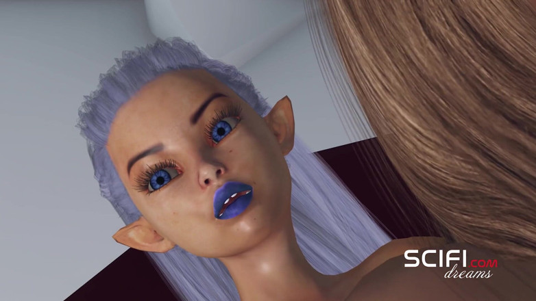 3dxpassion-transgender: Sci-Fi room. Young girl gets fucked hard by a hot...