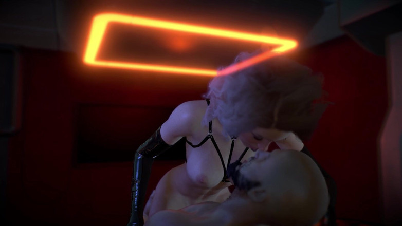 The Scenes: Sensuale 3D cyberpunk che scopa animazione anime hentai