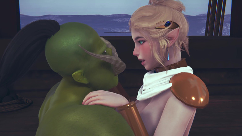 Waifu club 3D: Roztomilý elf jezdí na velkém čůrákovi