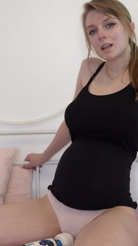 Pregnant Fashion Show and Masturbation