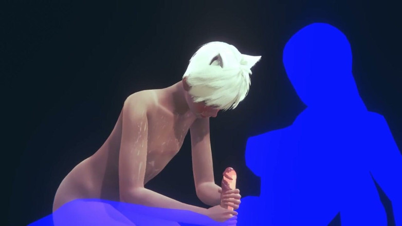 Yaoitube: Yaoi Femboy - Sexy Neko Femboy Hard Sex Part 2