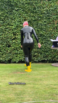 Expectation Walking on Majestic Silicone Paws. Reality Me Trying Not to Faceplant in the Grass While Filming