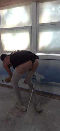 At Work Cdmichelle Working Painting with Paint Sprayer
