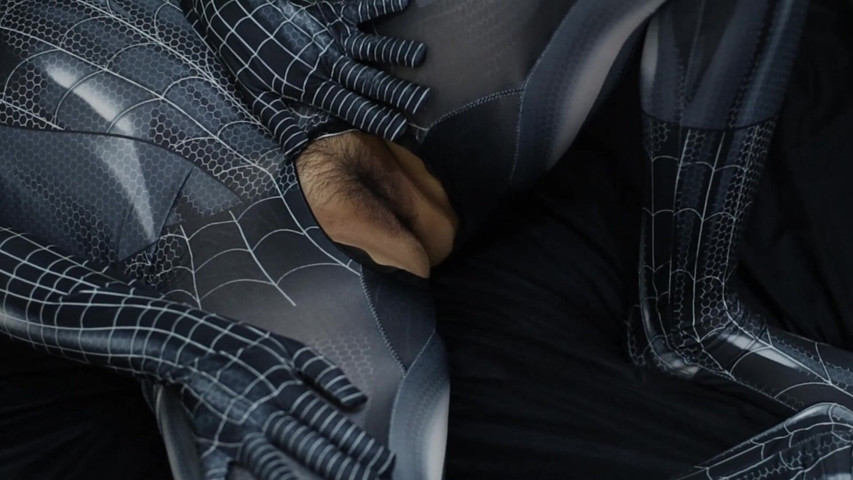 Again Cosplay Spiderman, Even in Entot It Runs Out Until Crot Inside (Satin silk studio)