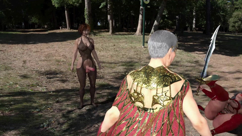 Mature Futanari Lovers: Futanari Satyrs Vs. The Wood Nymps