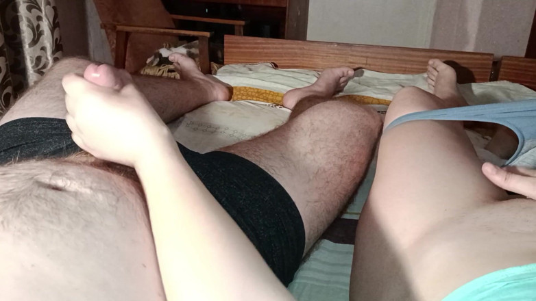 OniSoi: Family Therapy, Jerking off in My Husband's Bed