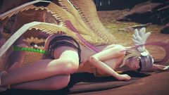 Wraith ward: Angewomon prende perline anali : parodia hentai