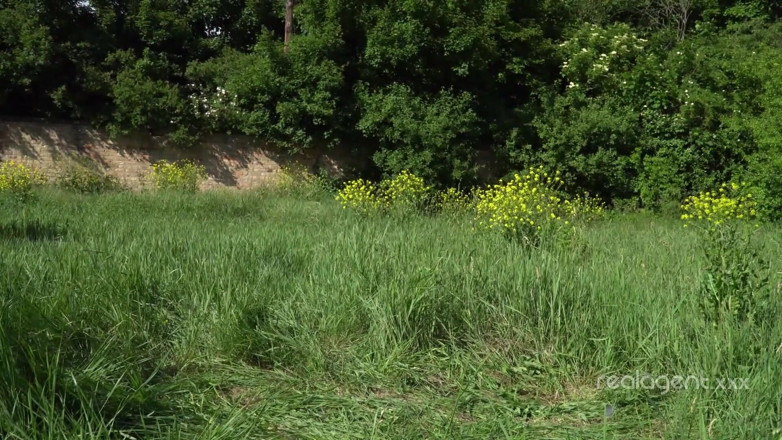 Real Agent: Young Russian lesbians doing 69 in the field